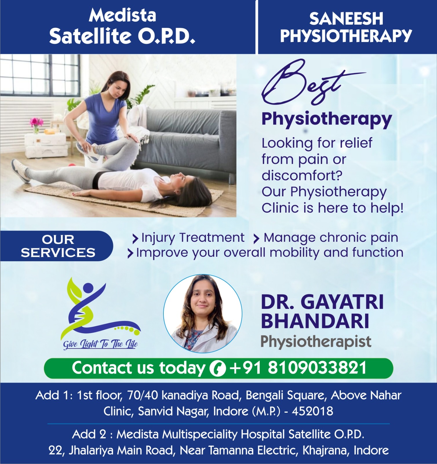 Best Physiotherapy Clinic Near Me In Indore