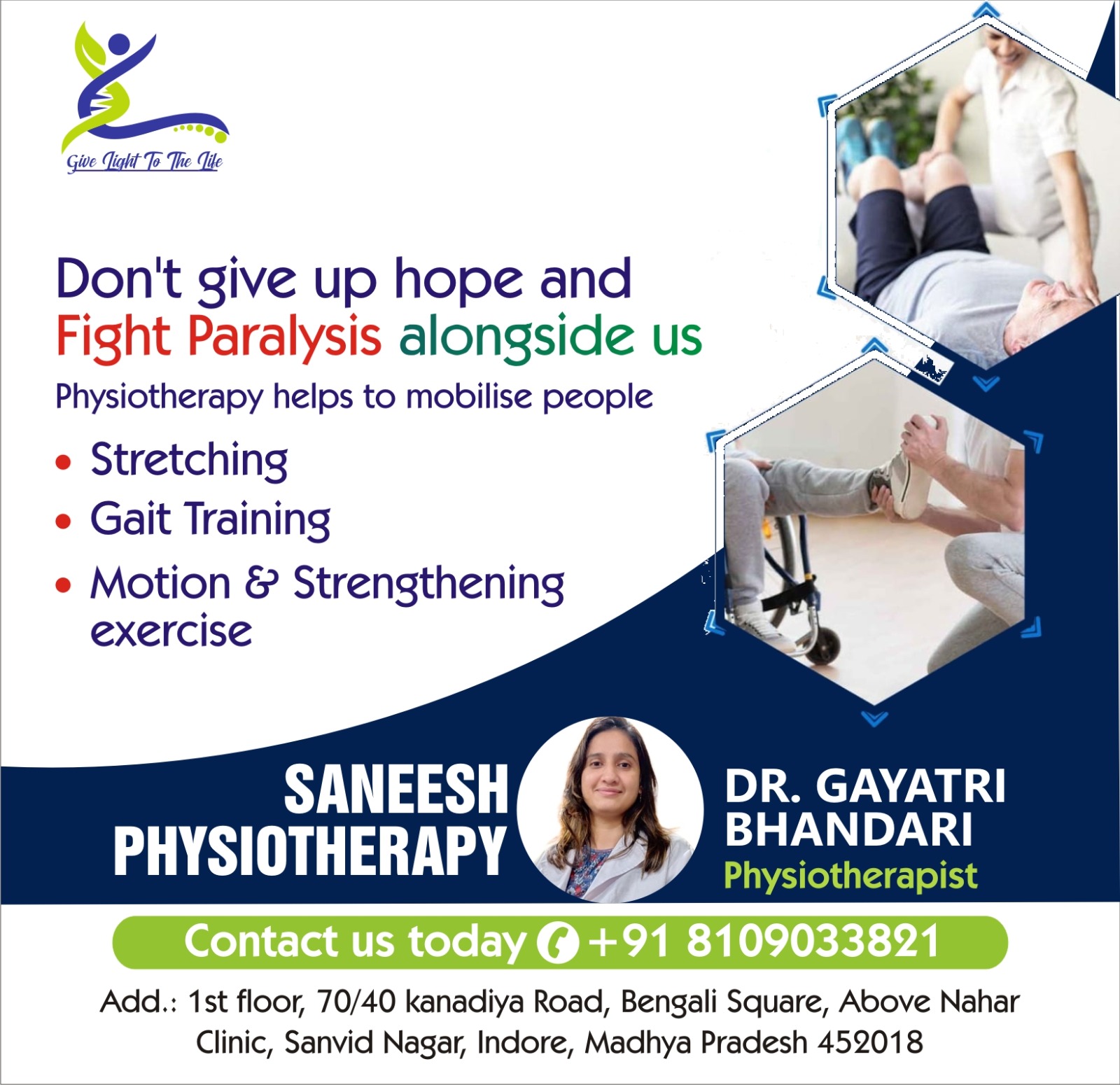 Best Physiotherapy Clinic for Paralysis in Indore