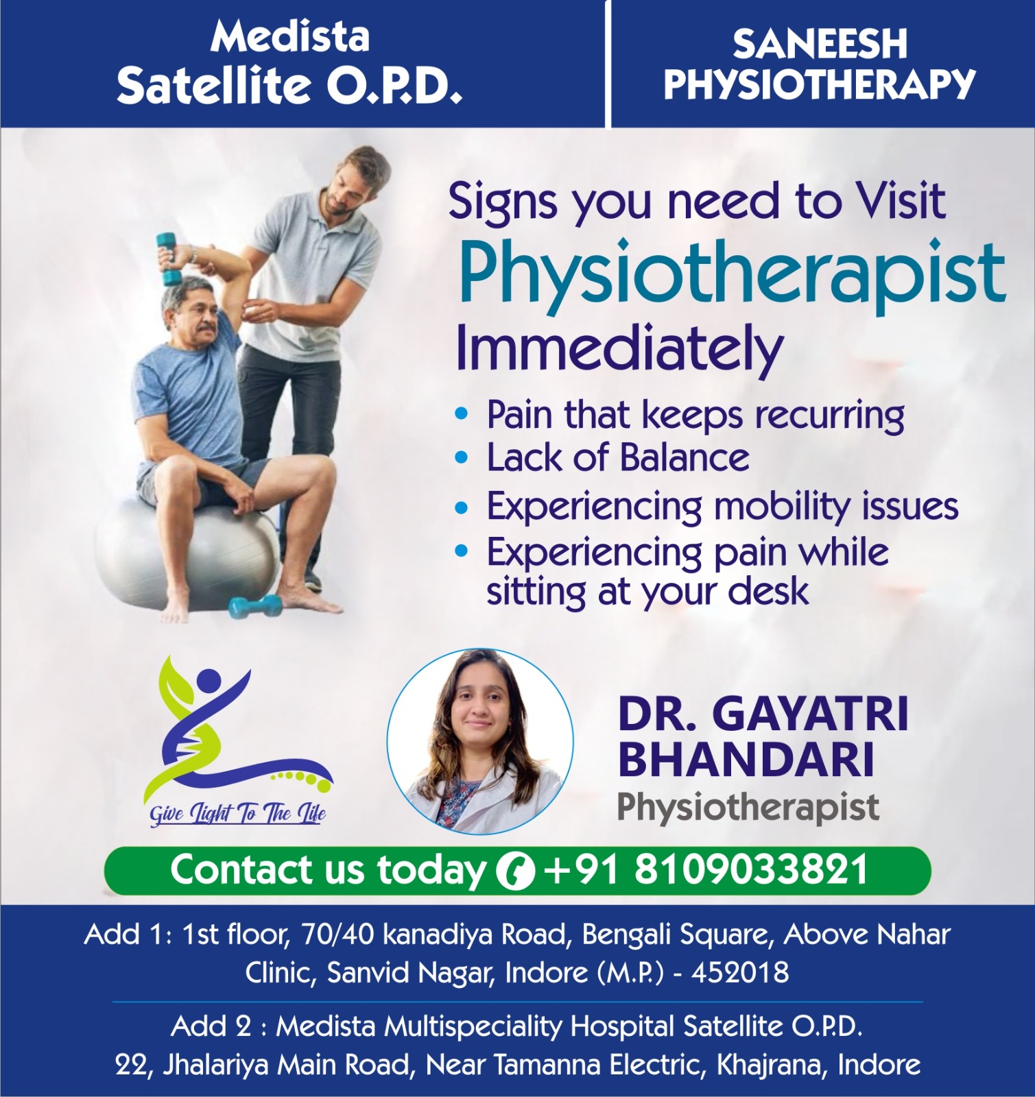 Best Physiotherapy Clinic in Indore 