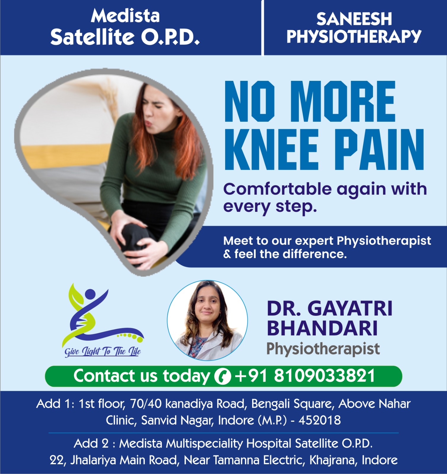 Physiotherapy Clinic for Knee Pain In Indore 