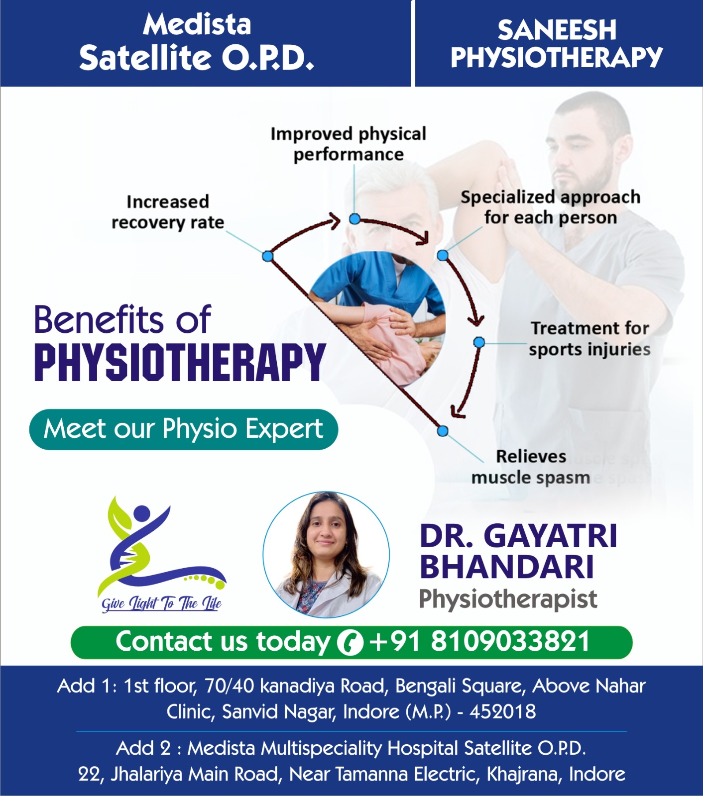 Best Physiotherapy Center near Vijay Nagar Indore