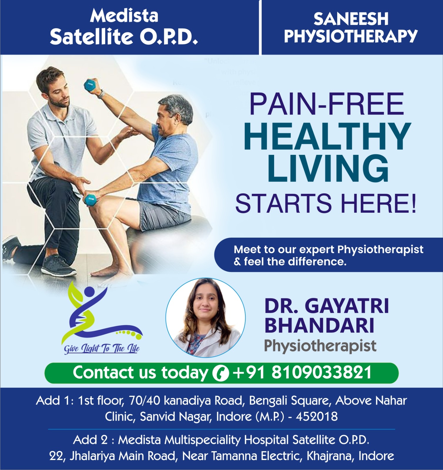Best Rheumatoid Arthritis Physiotherapy Center in Indore