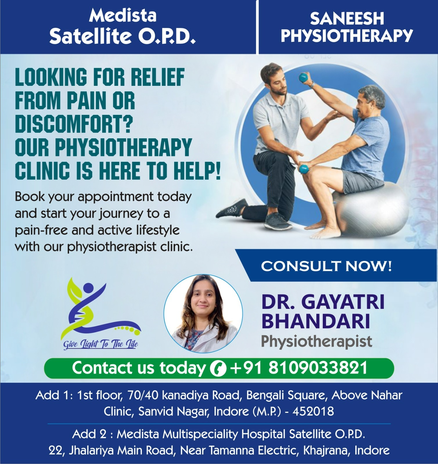 Physiotherapy Clinic Near Me In Indore